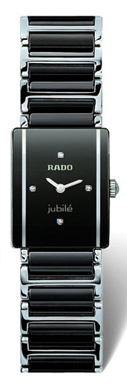 Rado Integral Series Ceramic And Stainless Steel Quartz Ladies Watch R20488712 in Black Rado Integral Series Ceramic And Stainless Steel Quartz Ladies Watch R20488712 in Black