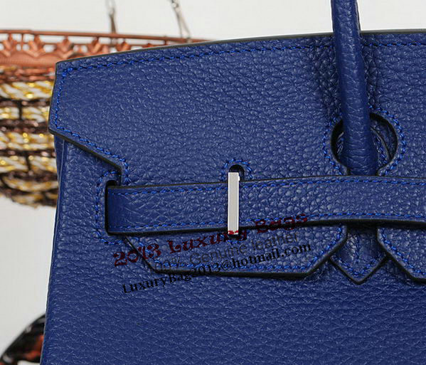 Hermes Birkin 35CM Tote Bag RoyalBlue Clemence Leather H35 Silver Hermes Birkin 35CM Tote Bag RoyalBlue Clemence Leather H35 Silver