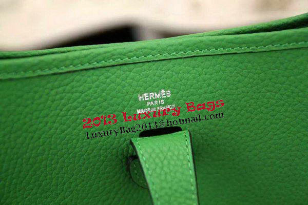 Hermes Evelyne 28cm Messenger Bag Original Leather H1188 Green Hermes Evelyne 28cm Messenger Bag Original Leather H1188 Green