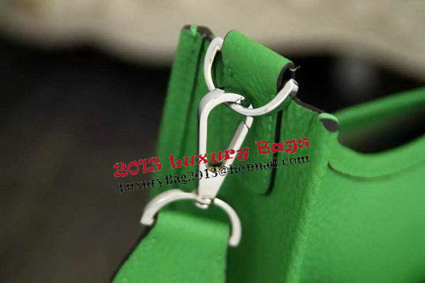 Hermes Evelyne 28cm Messenger Bag Original Leather H1188 Green Hermes Evelyne 28cm Messenger Bag Original Leather H1188 Green