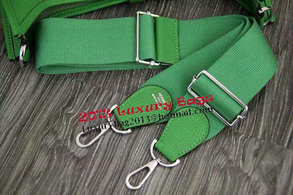 Hermes Evelyne 28cm Messenger Bag Original Leather H1188 Green Hermes Evelyne 28cm Messenger Bag Original Leather H1188 Green