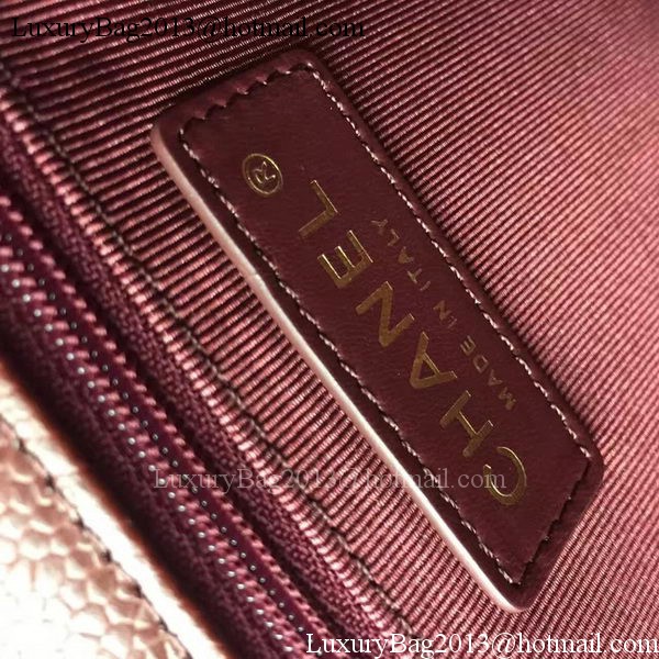 Boy Chanel Flap Bags Original Wine Cannage Pattern A67088 Gold Boy Chanel Flap Bags Original Wine Cannage Pattern A67088 Gold