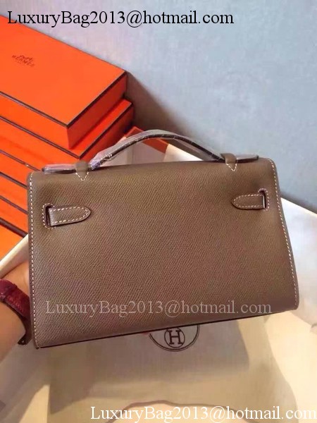 Hermes Kelly 22cm Tote Bag Original Leather KL22 Grey Hermes Kelly 22cm Tote Bag Original Leather KL22 Grey