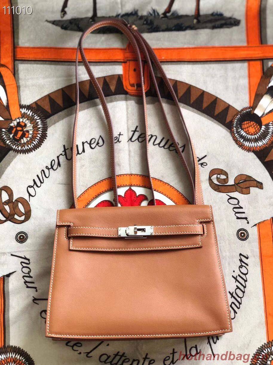 Hermes Kelly Danse Original Leather 22CM KL22 Brown Hermes Kelly Danse Original Leather 22CM KL22 Brown