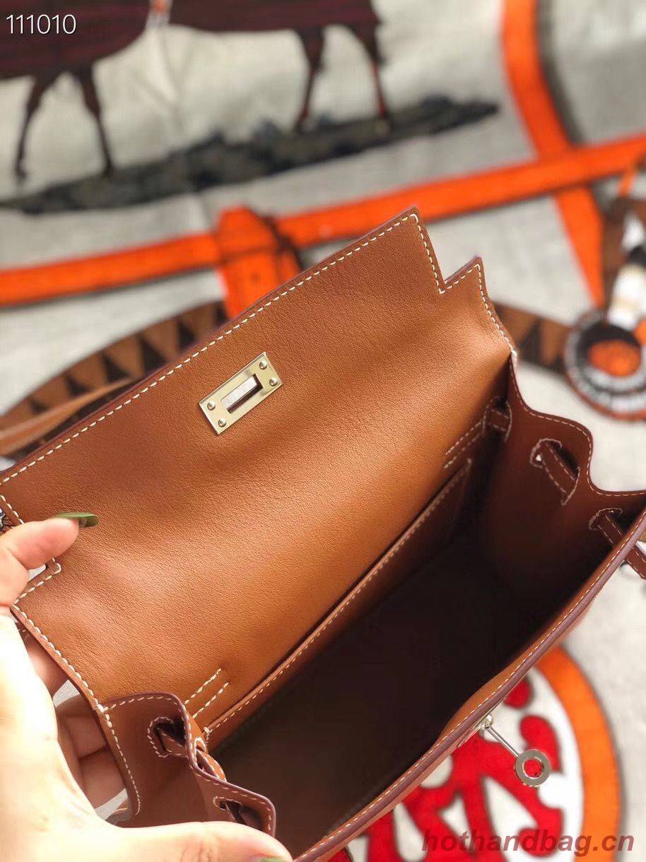 Hermes Kelly Danse Original Leather 22CM KL22 Brown Hermes Kelly Danse Original Leather 22CM KL22 Brown