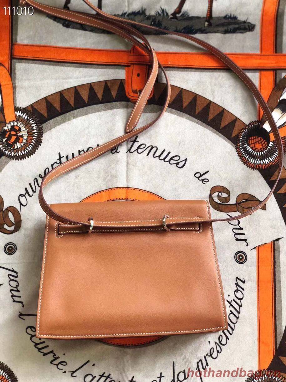 Hermes Kelly Danse Original Leather 22CM KL22 Brown Hermes Kelly Danse Original Leather 22CM KL22 Brown