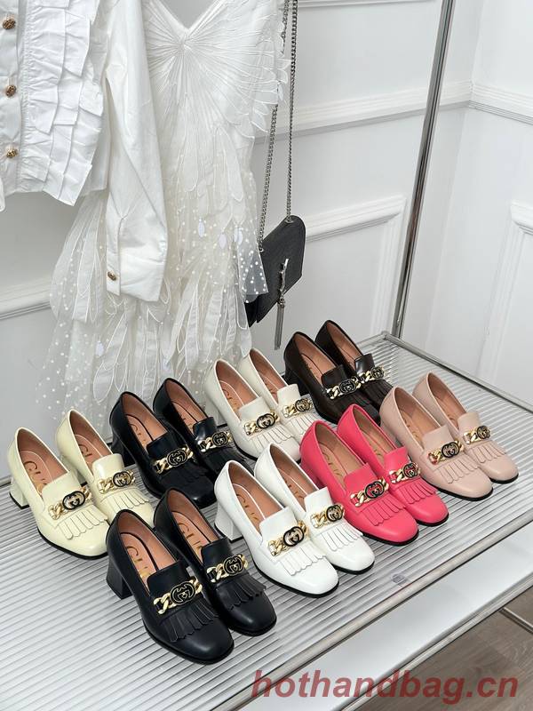 Gucci Shoes GUS00383 Heel 5.5CM Gucci Shoes GUS00383 Heel 5.5CM