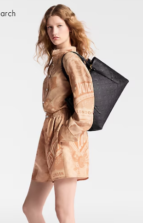 Louis Vuitton Babylone Tote MM M47185 black Louis Vuitton Babylone Tote MM M47185 black