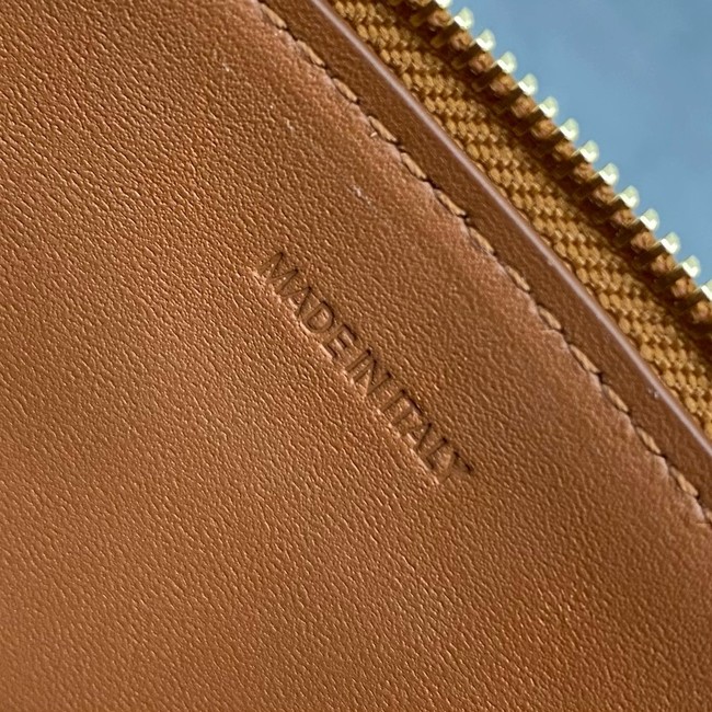 Celine MEDIUM SUPPLE CELINE CLASSIC PANIER IN RAFFIA AND CALFSKIN 114342 TAN