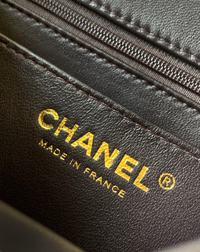 Chanel CLASSIC Original Leather 11.12 HANDBAG 1116 dark brown