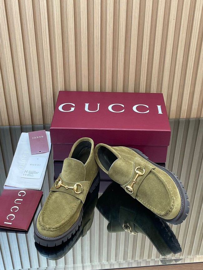 Gucci Womens Horsebit ankle boot 45020-1