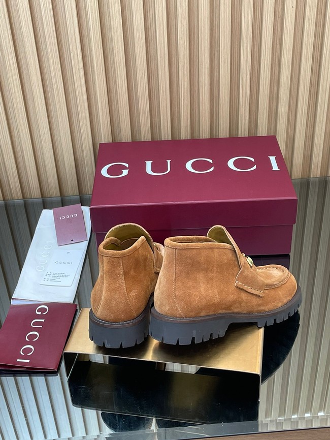 Gucci Womens Horsebit ankle boot 45020-6