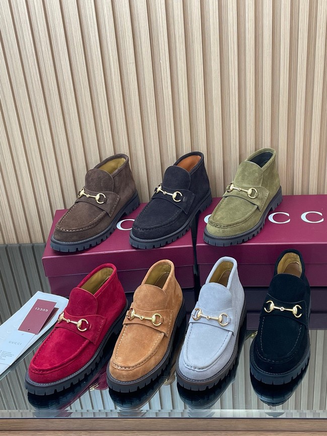 Gucci Womens Horsebit ankle boot 45020-6