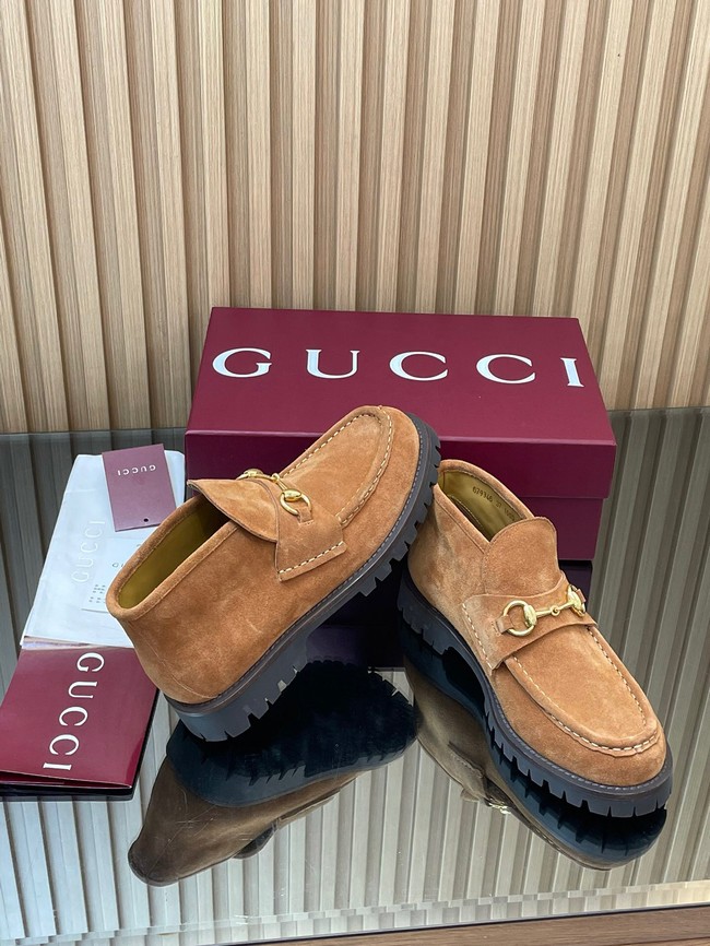 Gucci Womens Horsebit ankle boot 45020-6