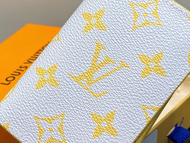 Louis Vuitton Pocket Organizer M14769 Gray&Yellow