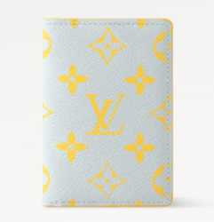 Louis Vuitton Pocket Organizer M14769 Gray&Yellow Louis Vuitton Pocket Organizer M14769 Gray&Yellow