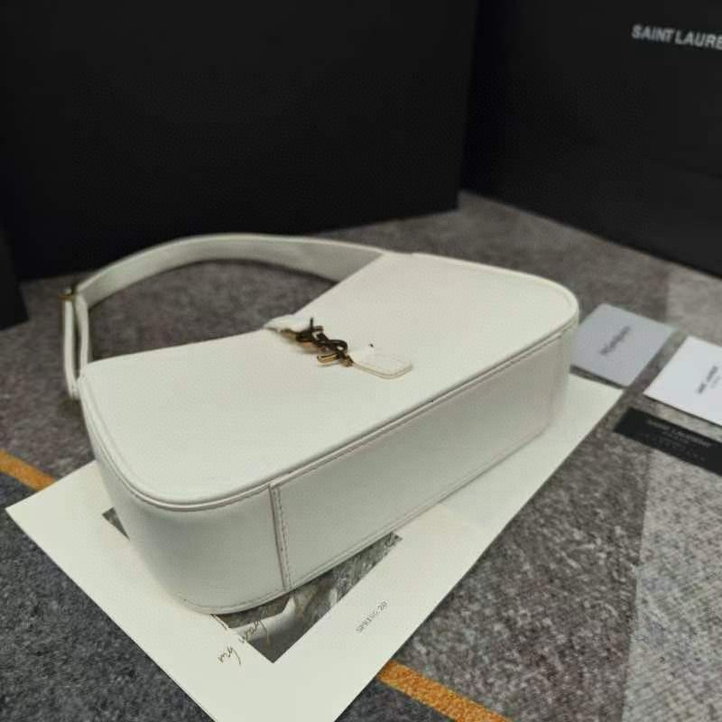 Yves Saint Laurent Original Leather Mini Shoulder Bag LE5A7 White
