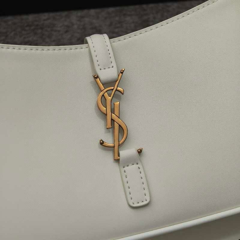 Yves Saint Laurent Original Leather Mini Shoulder Bag LE5A7 White