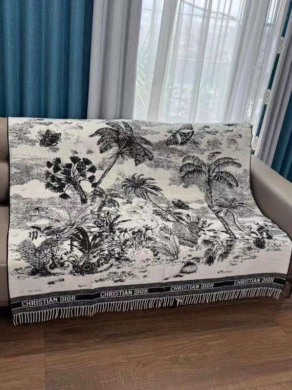 Dior Oblique Poncho Cashmere 21DOB8