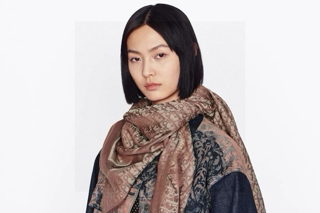Dior Oblique Shawl Silk Blend 21DOB12