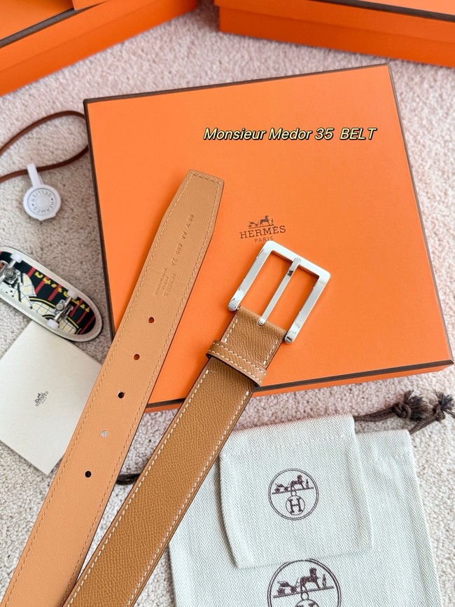 Hermes Epsom calfskin leather belt 66028