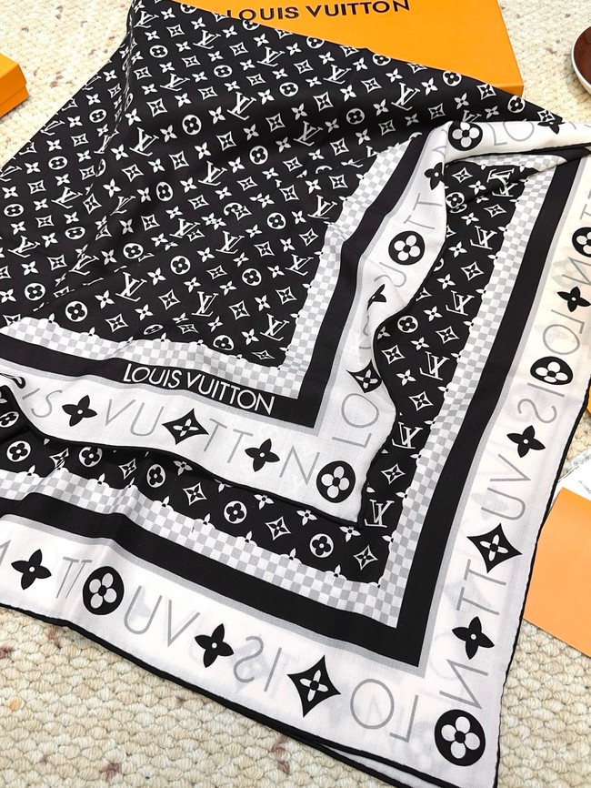 Louis Vuitton Square Scarf Silk Jacquard XT266