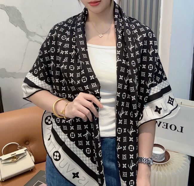 Louis Vuitton Square Scarf Silk Jacquard XT266
