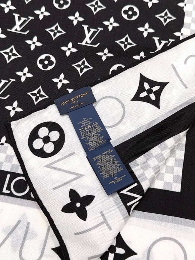 Louis Vuitton Square Scarf Silk Jacquard XT266