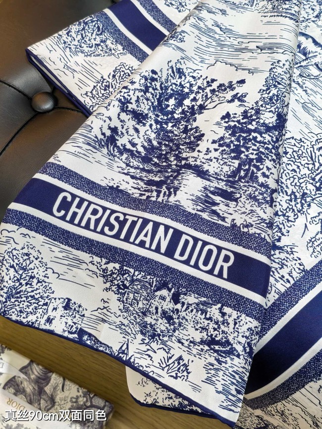Dior Shawl Cashmere and Silk Jacquard KY090