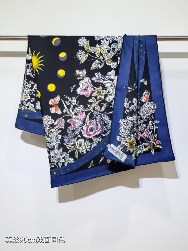 Dior Silk Twill Square Scarf KY072