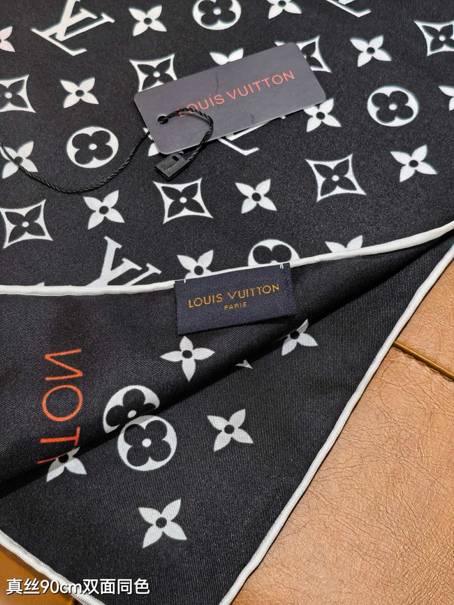 Louis Vuitton Square Scarf Silk Jacquard XT285