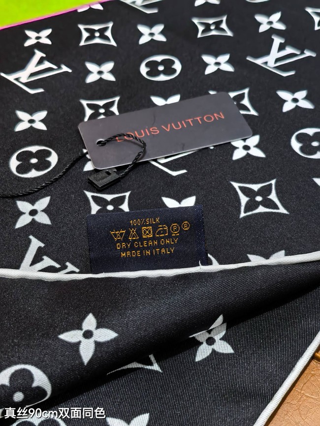Louis Vuitton Square Scarf Silk Jacquard XT285
