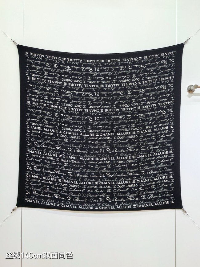 Chanel Shawl Cashmere and Silk Jacquard KY103