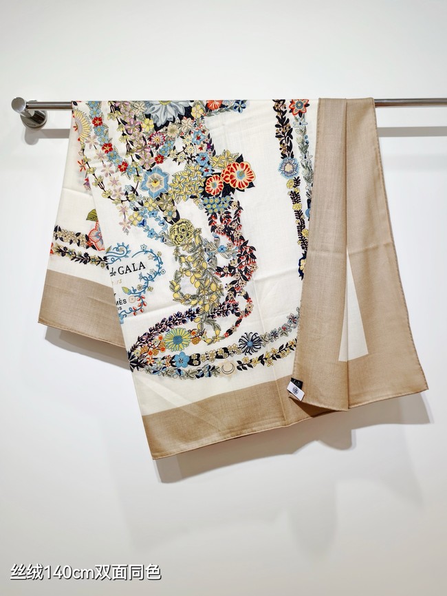 Hermes Shawl Cashmere and Silk KY139