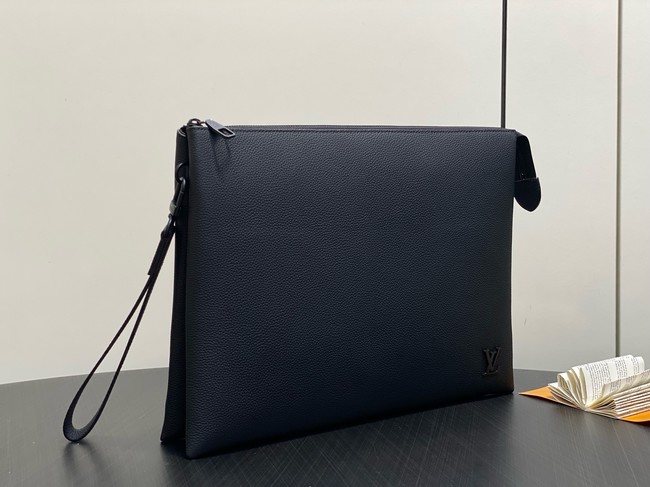 Louis Vuitton Pochette Voyage Souple M25943 black