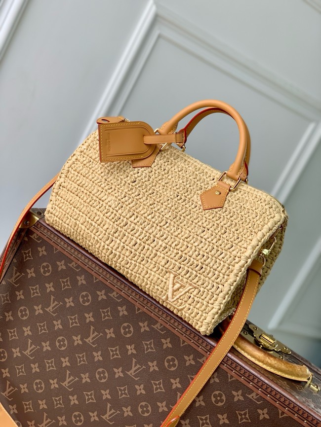 Louis Vuitton Speedy 30 Bandouliere M14457 Natural Beige