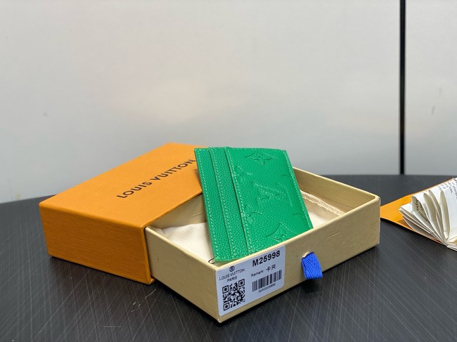 Louis Vuitton Double Card Holder M14771  green