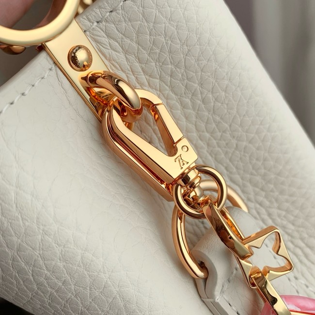 Louis Vuitton Capucines Mini M25497 Quartz White