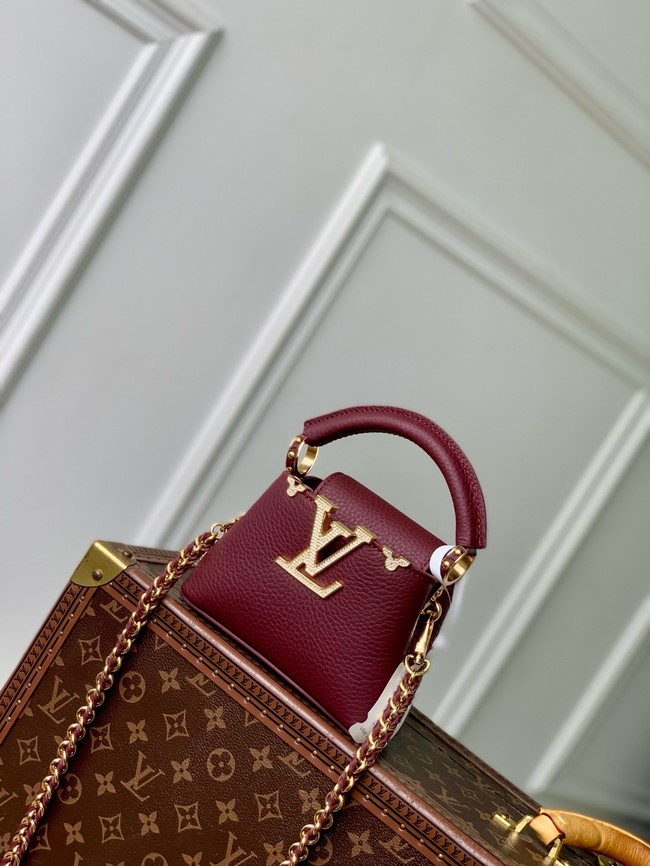 Louis Vuitton Capucines nano M24583 burgundy