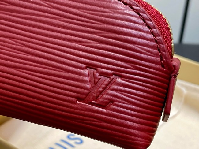 Louis Vuitton NEW Cosmetic Lipstick Pouch M25694 burgundy