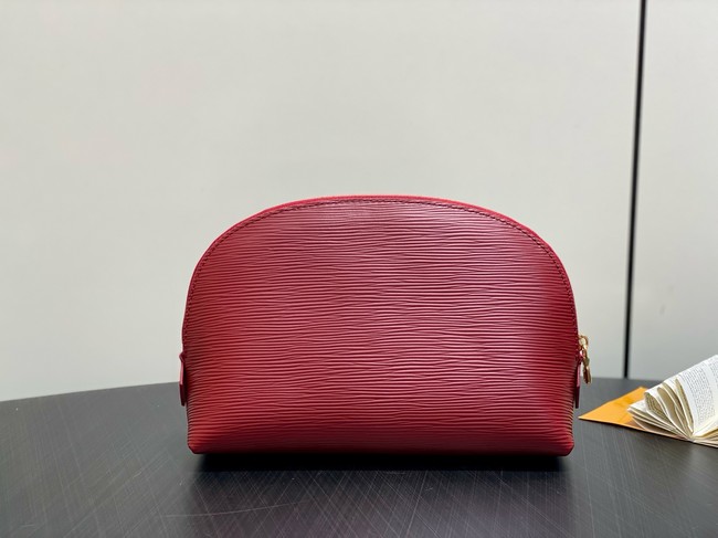Louis Vuitton NEW Cosmetic Pouch PM M15201 burgundy