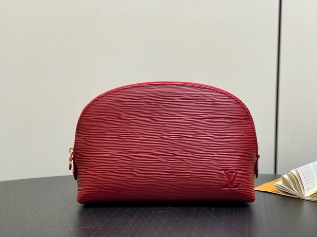 Louis Vuitton NEW Cosmetic Pouch PM M15201 burgundy