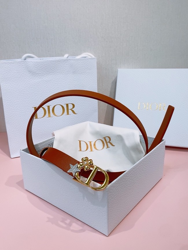 Dior 30 Montaigne Lucky Charms Belt Smooth Calfskin 18MM B0156