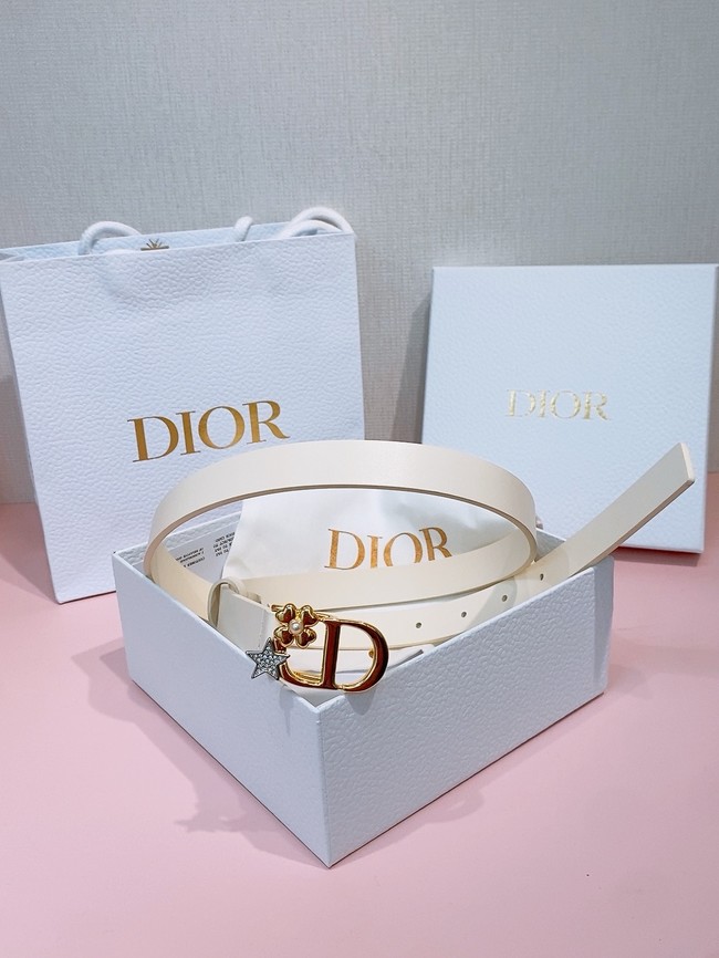 Dior 30 Montaigne Lucky Charms Belt Smooth Calfskin 18MM B0157