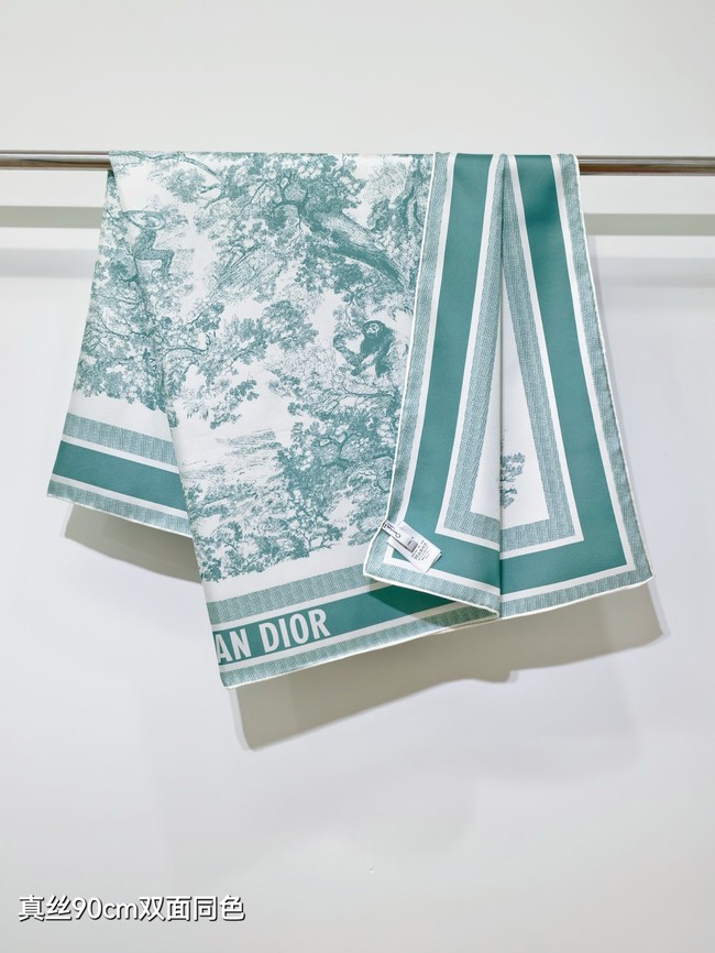 Dior 90 Square Scarf Silk Twill KY148