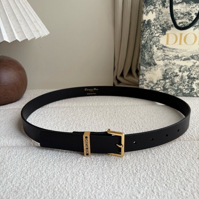 Dior Night Code Belt mooth Calfskin 25 MM B0166