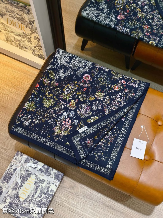 Dior 90 Square Scarf Silk Twill KY152