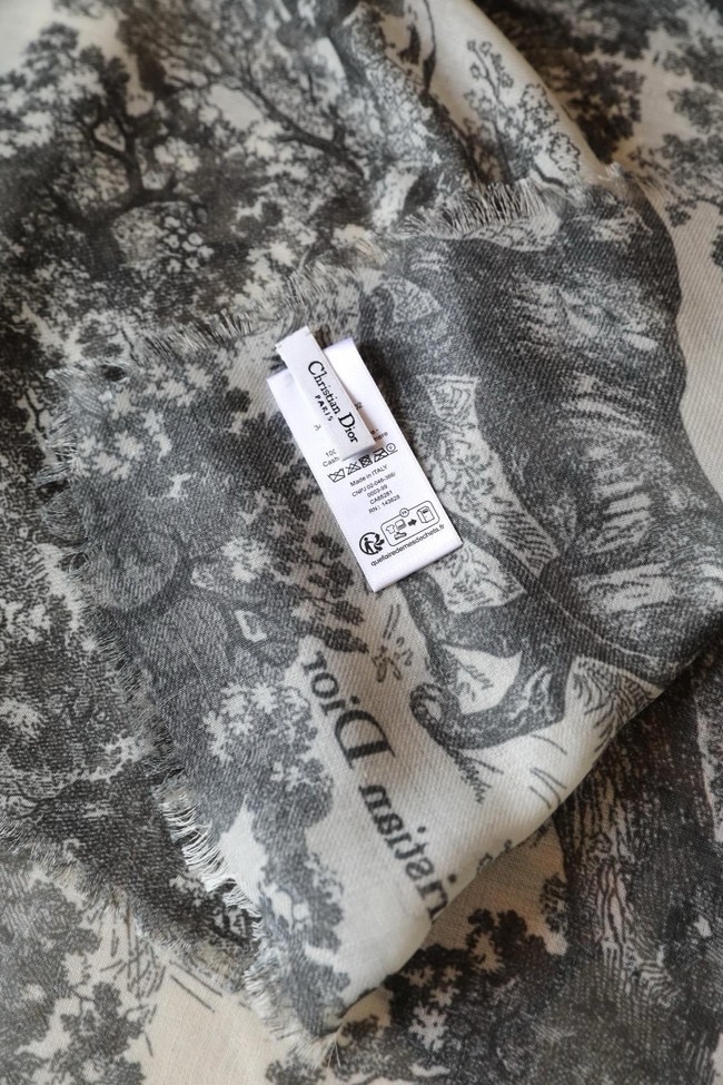 Dior Shawl Wool Silk and Cotton KY180