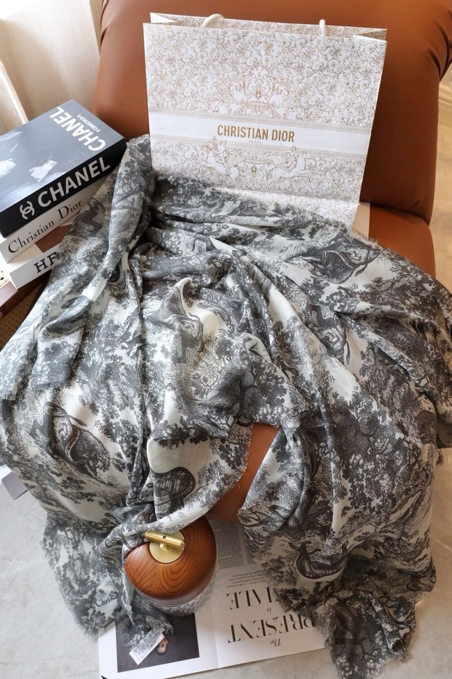 Dior Shawl Wool Silk and Cotton KY180