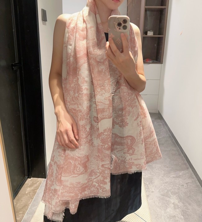 Dior Shawl Wool Silk and Cotton KY182